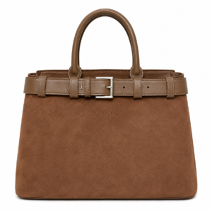 Suede-Look Handbag