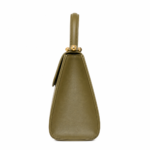 Zalvia Women’s Olive Executive Handbag - Image 3