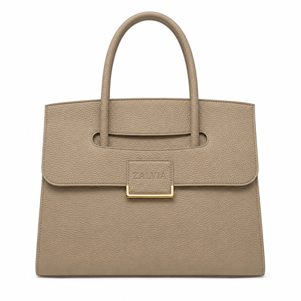 Structured Top Handle Handbag