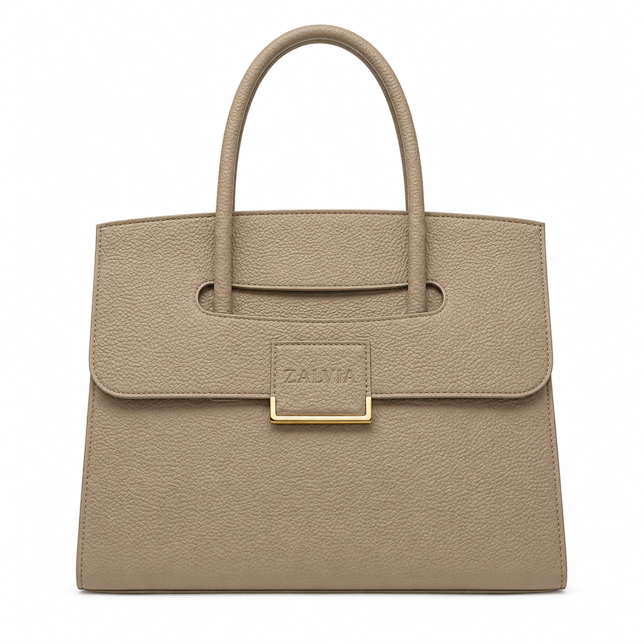 Zalvia Women’s Structured Top Handle Handbag (1) Structured Top Handle Handbag