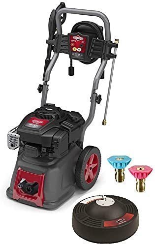 41suZ50c3hL-1.jpg Briggs & Stratton 20679 190cc Gas 2.7 GPM Pressure Washer with 14 in. Surface Cleaner and Second Story Nozzle Kit - Image 1