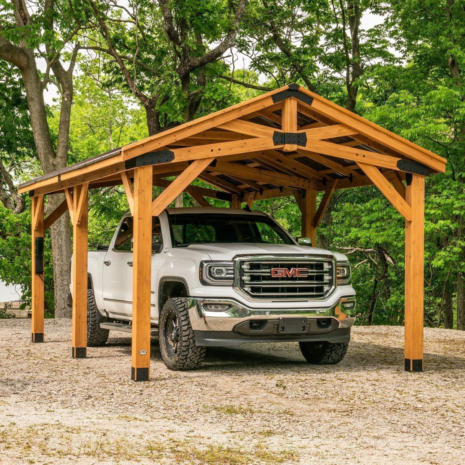 P1_NorwoodCarportTruck_d6302552-0953-4fdc-89e4-d455d58d3606-1-1.jpg Norwood Carport/Gazebo 20×12 - Image 1