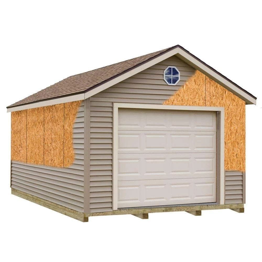 img-835.jpg Best barns Greenbriar 12’x24′ Wood Garage Barn Kit-Installation included - Image 1